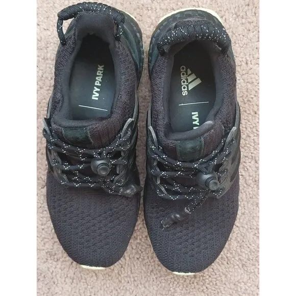 Adidas Ivy Park x UltraBoost Black Lime Green 5Y Women's 6.5