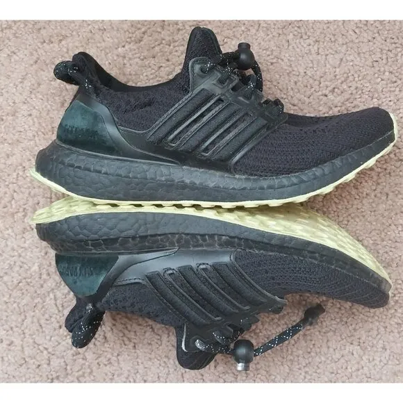 Adidas Ivy Park x UltraBoost Black Lime Green 5Y Women's 6.5