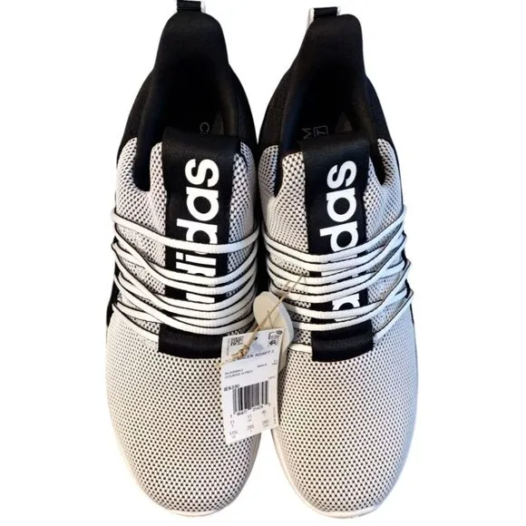 Adidas Lite Racer Adapt 7.0 Shoes Men's Size 11.5 Black White Athletic IE6330