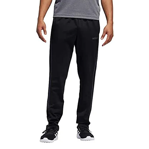 Adidas Men Sweatpants Ankle Zip Essentials 3 Stripes Tricot Jogger-Black