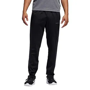 Adidas Men Sweatpants Ankle Zip Essentials 3 Stripes Tricot Jogger-Black