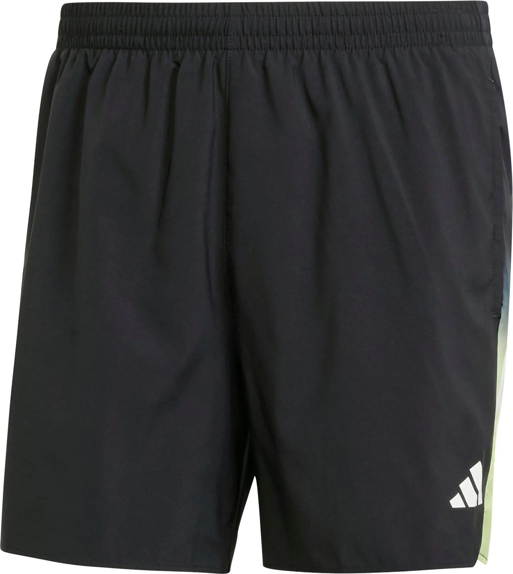 adidas Own The Run Colour Block 7 Inch Mens Running Shorts - Black