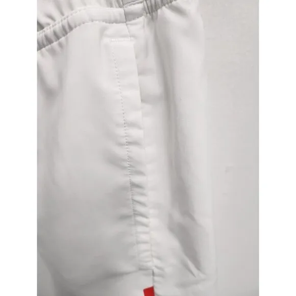 Adidas Stella McCartney Womens Exercise Shell Shorts Large White Mesh Panel