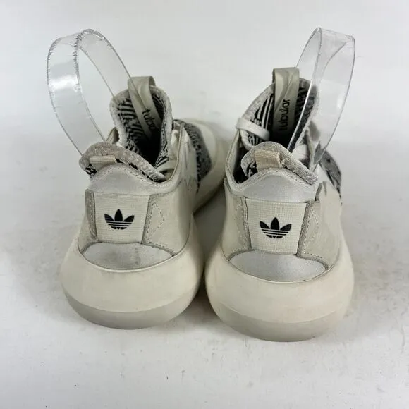 Adidas Tubular Entrap Primeknit Shoes Women's 8 Black White Running Sneakers