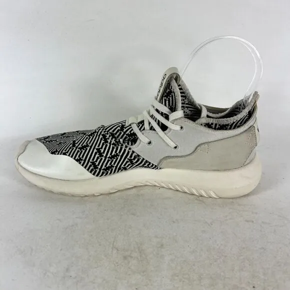 Adidas Tubular Entrap Primeknit Shoes Women's 8 Black White Running Sneakers