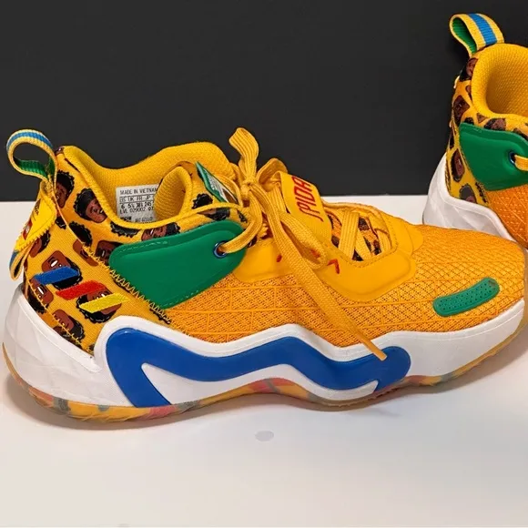 Adidas x Lego D.O.N. Issue 3 LEGO Sneakers GZ5512 Boy / girl Size 6 Women Sz 7.5
