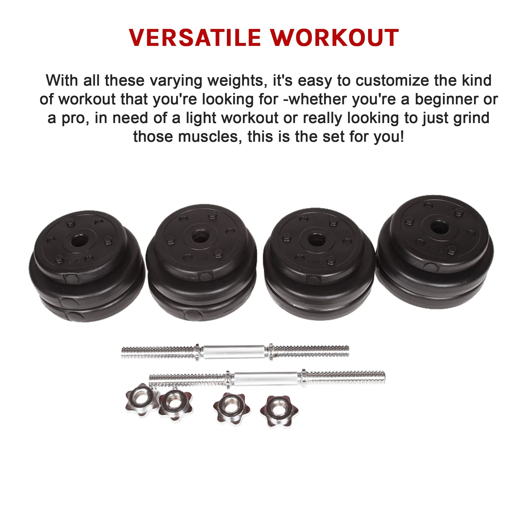 Adjustable Dumbbell Set - 30kgs