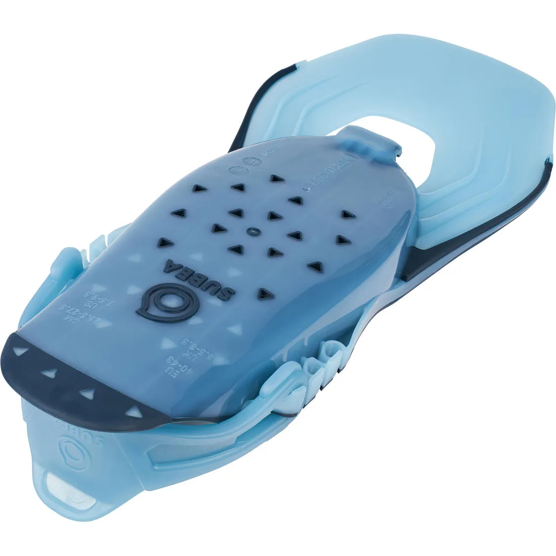 Adult Adjustable Snorkelling Fins SUBEA SNK 100 - Turquoise