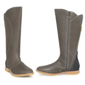 Ahnu Helena Leather Green Tall Riding Boots 7
