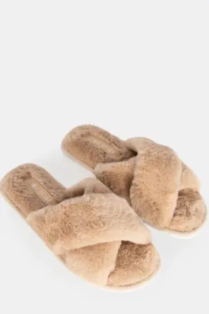AIDA SLIPPERS - NUDE
