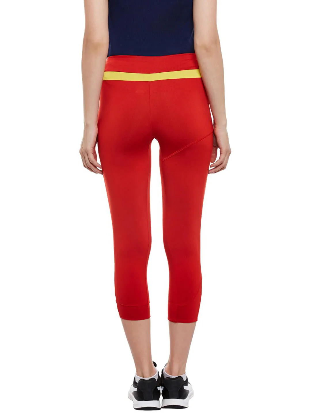 Alcis Red Running Tights AKRUWLG0900249