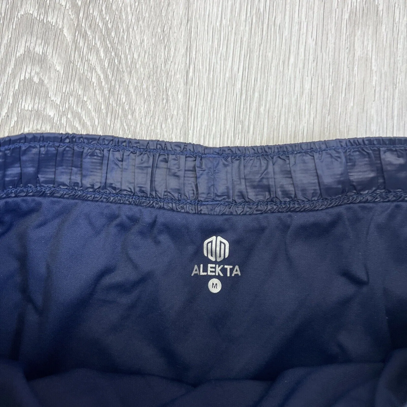 Alekta Womens Navy Lightweight Running Shorts Size Medium