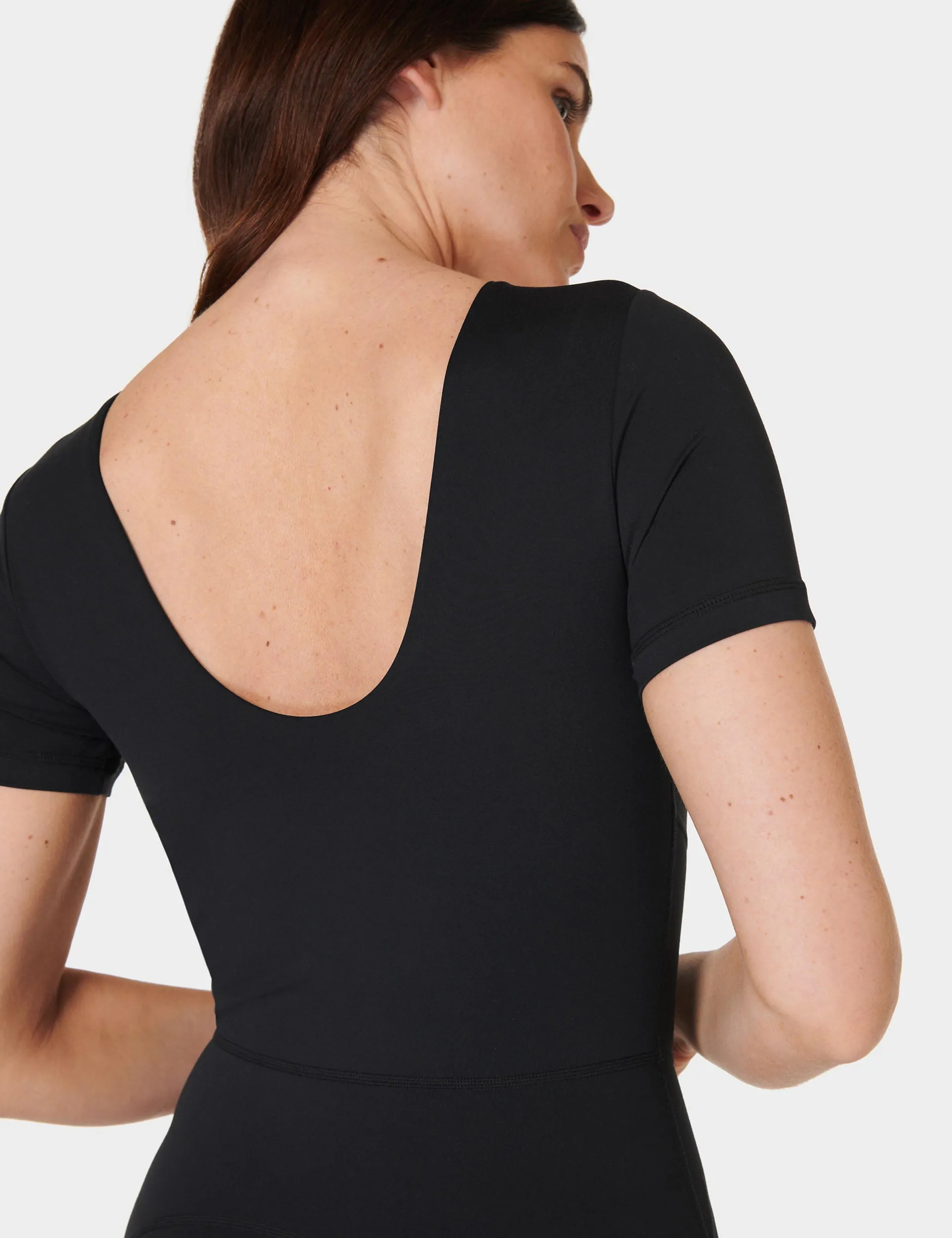 All Day T-Shirt Bodysuit - Black