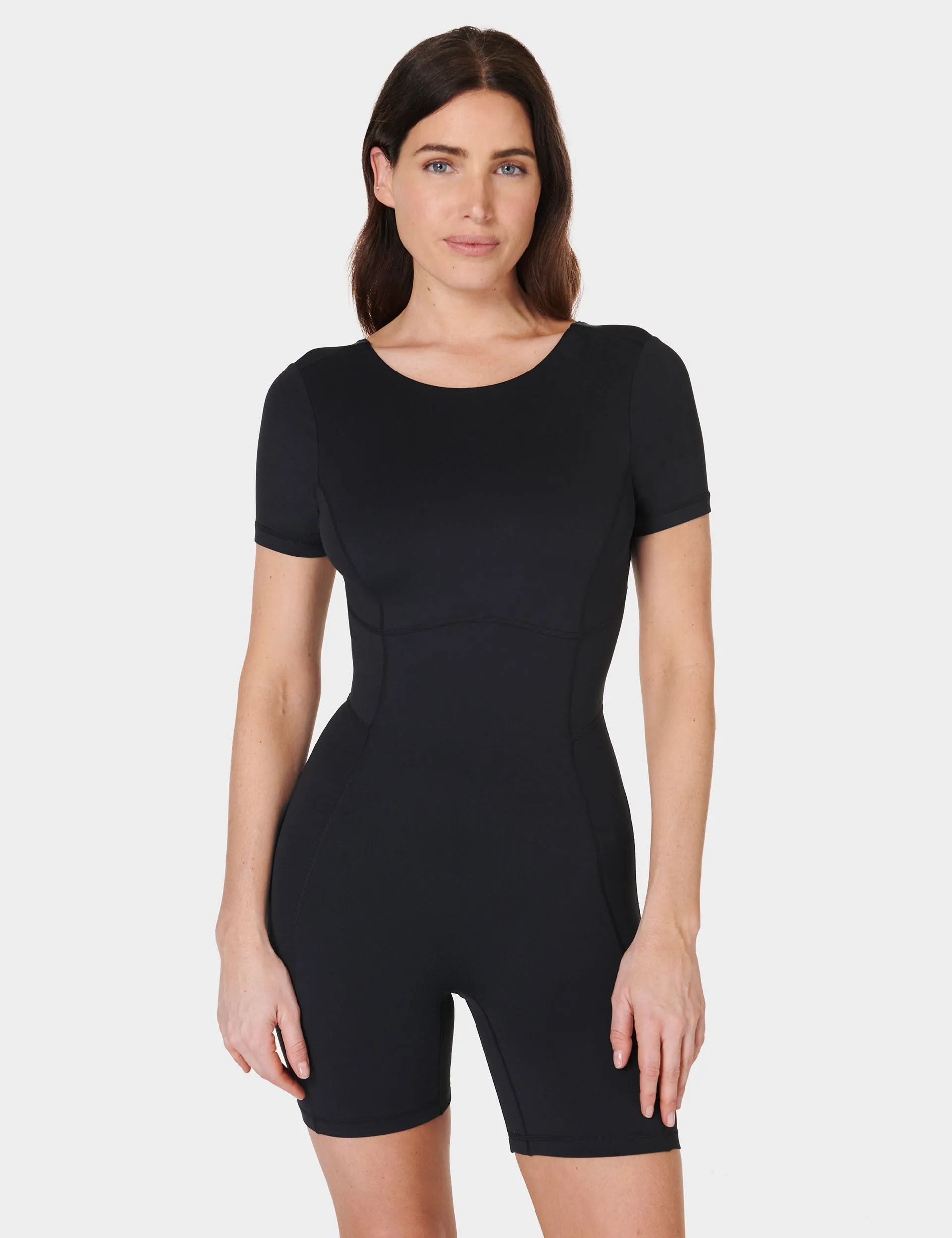 All Day T-Shirt Bodysuit - Black