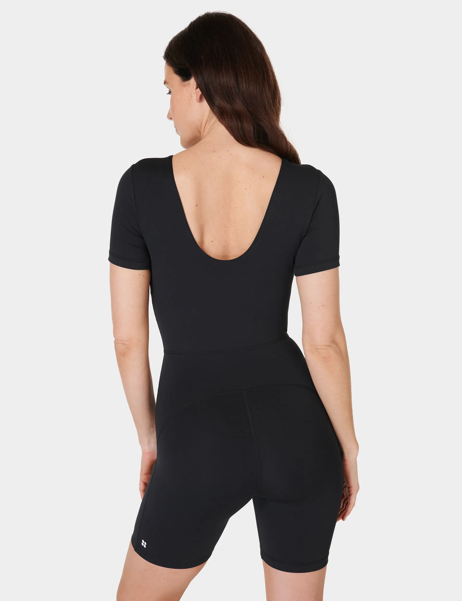 All Day T-Shirt Bodysuit - Black