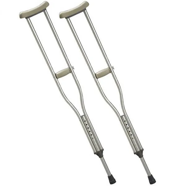 Aluminium Underarm Crutches Adjustable
