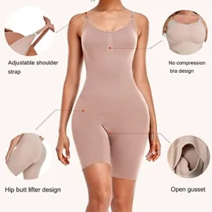 Alvago Butt Lifter Bodysuit Body Shaper Seamless Tummy Control Shapewear
