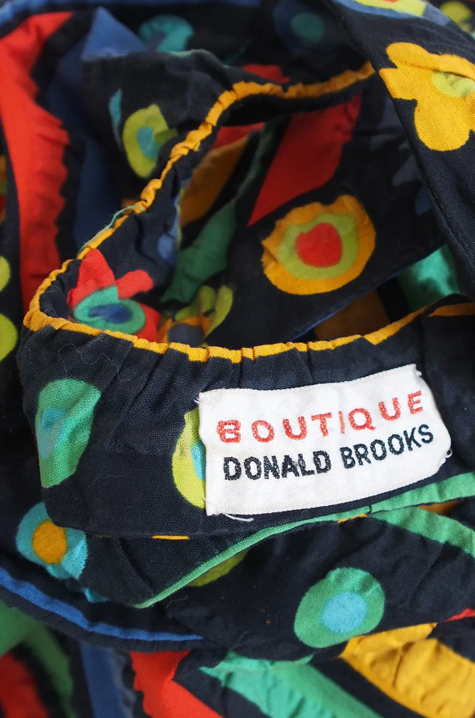 Amazing 1971 Donald Brooks Halter Top & Skirt