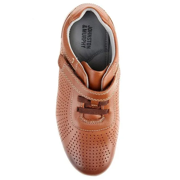 &quot;Johnston &amp; Murphy Boys Activate U-Throat Leather Sneakers - Size 8M&quot;