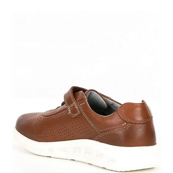 &quot;Johnston &amp; Murphy Boys Activate U-Throat Leather Sneakers - Size 8M&quot;