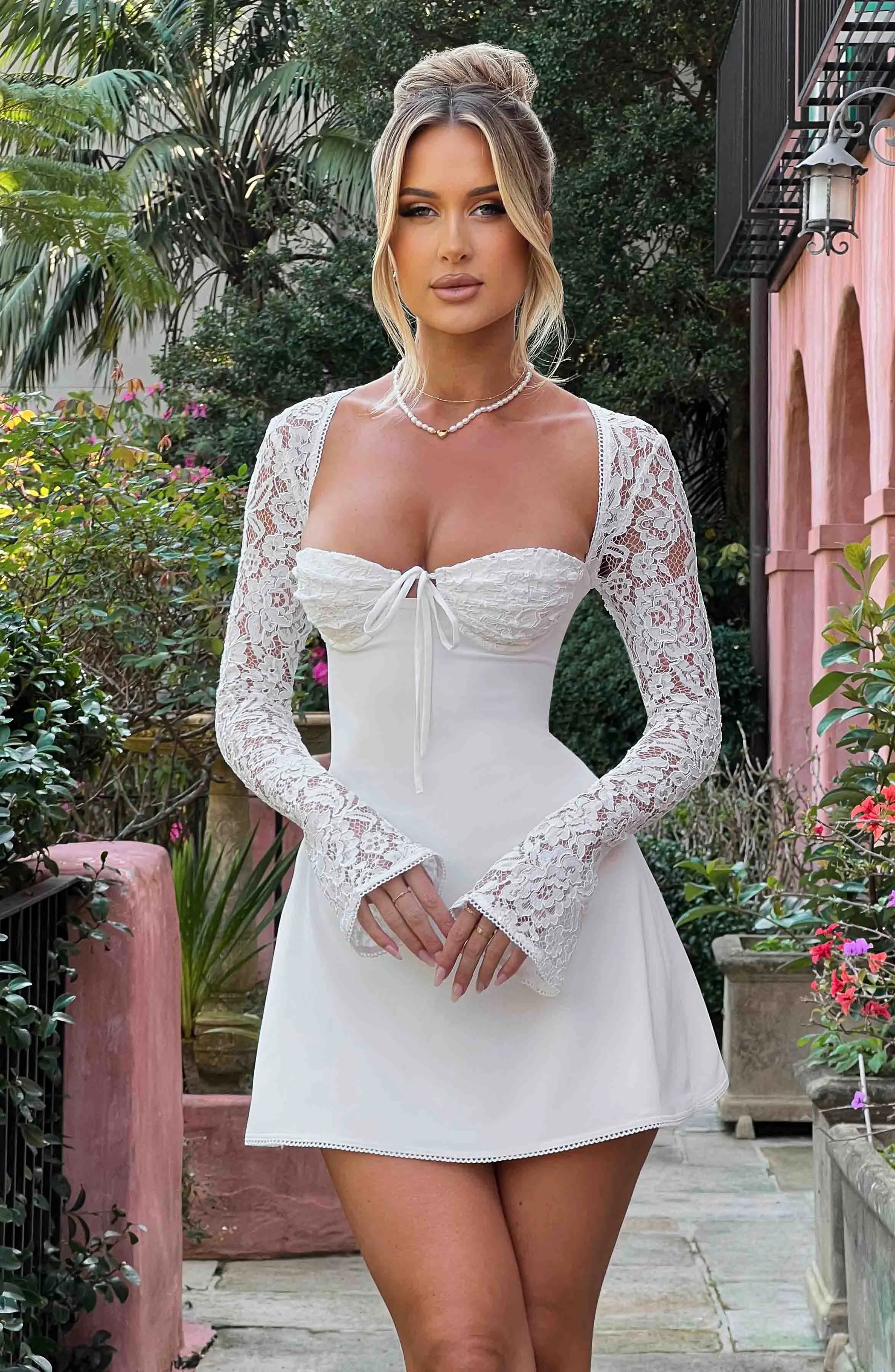Ana Mini Dress - Ivory