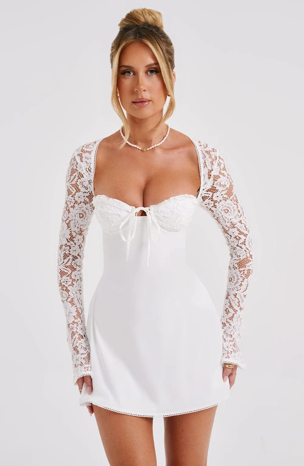 Ana Mini Dress - Ivory
