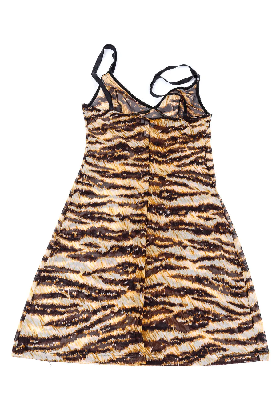 Animal Print Mesh Chemise