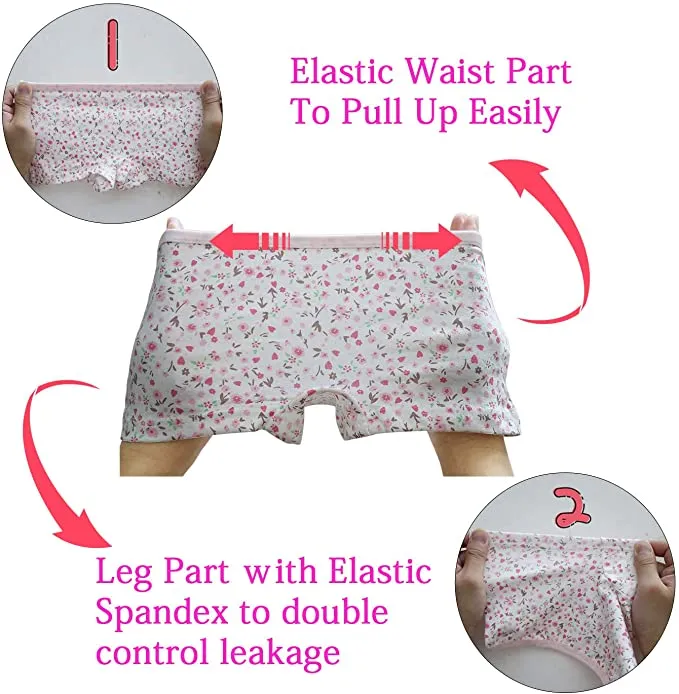 Anktry Kids 12 Pack Soft Comfort Cotton Knickers Underwear Little Girls Assorted Boyshort Panties, Sz 6-8 Yrs! Retaisl $65 