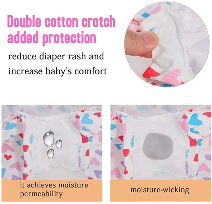 Anktry Kids 12 Pack Soft Comfort Cotton Knickers Underwear Little Girls Assorted Boyshort Panties, Sz 6-8 Yrs! Retaisl $65 