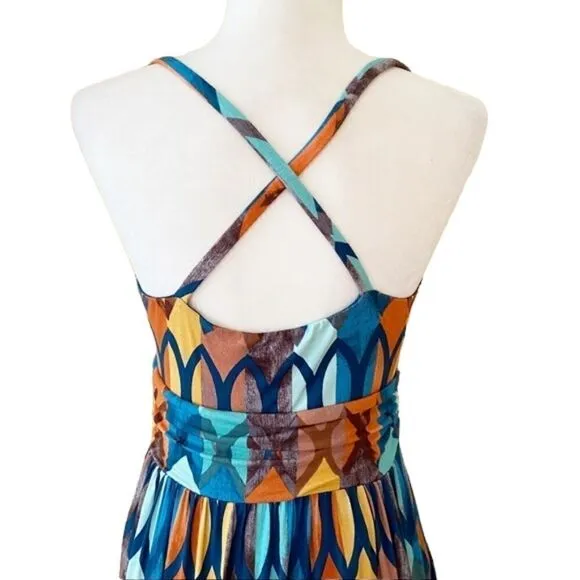 Anthropologie Maeve Noetzie Maxi Dress Size Small Pullover Multicolor