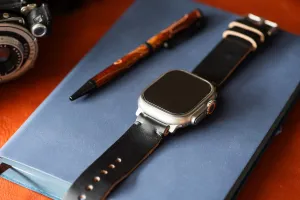Apple Band ULTRA - Horween Leather Watch Strap – Black