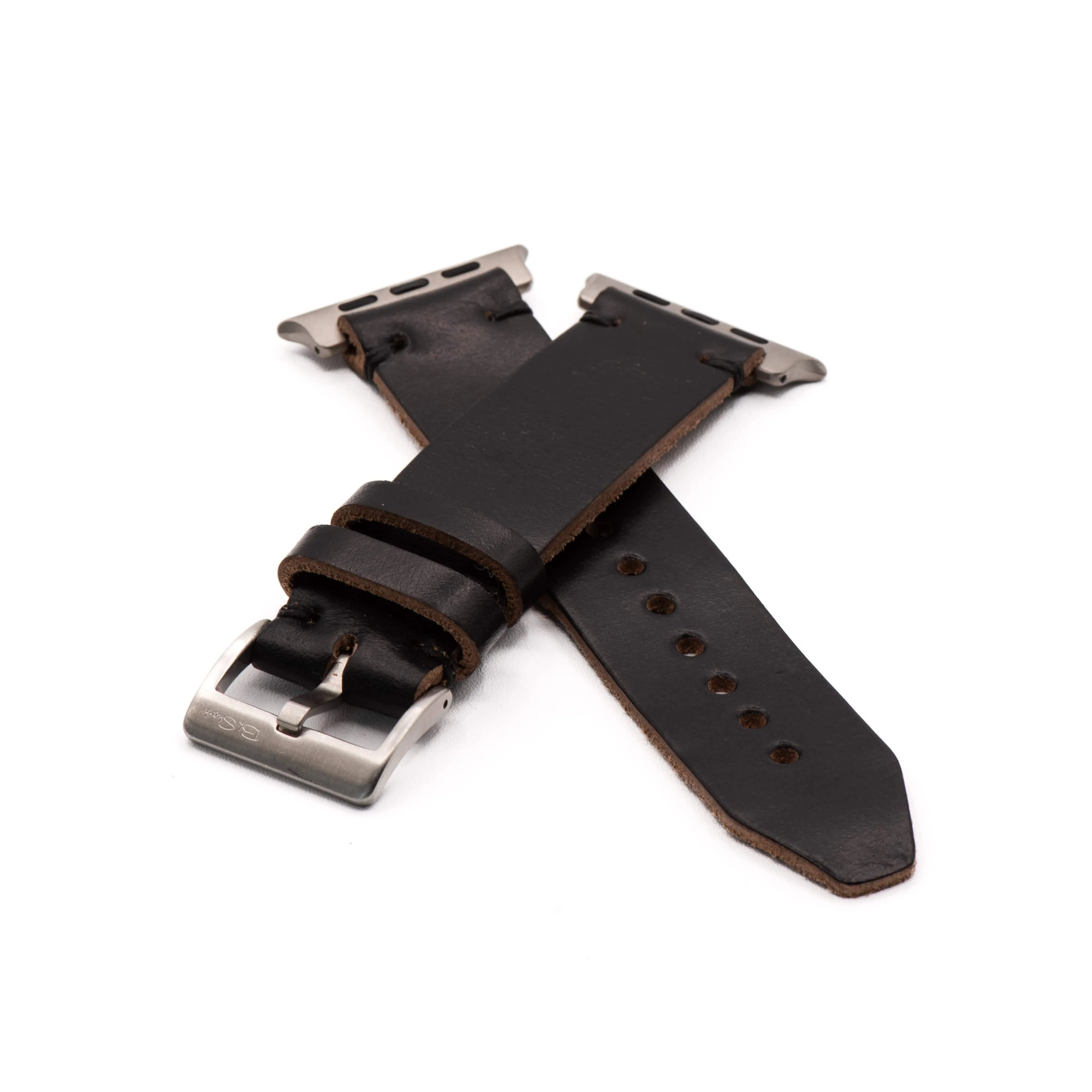 Apple Band ULTRA - Horween Leather Watch Strap – Black