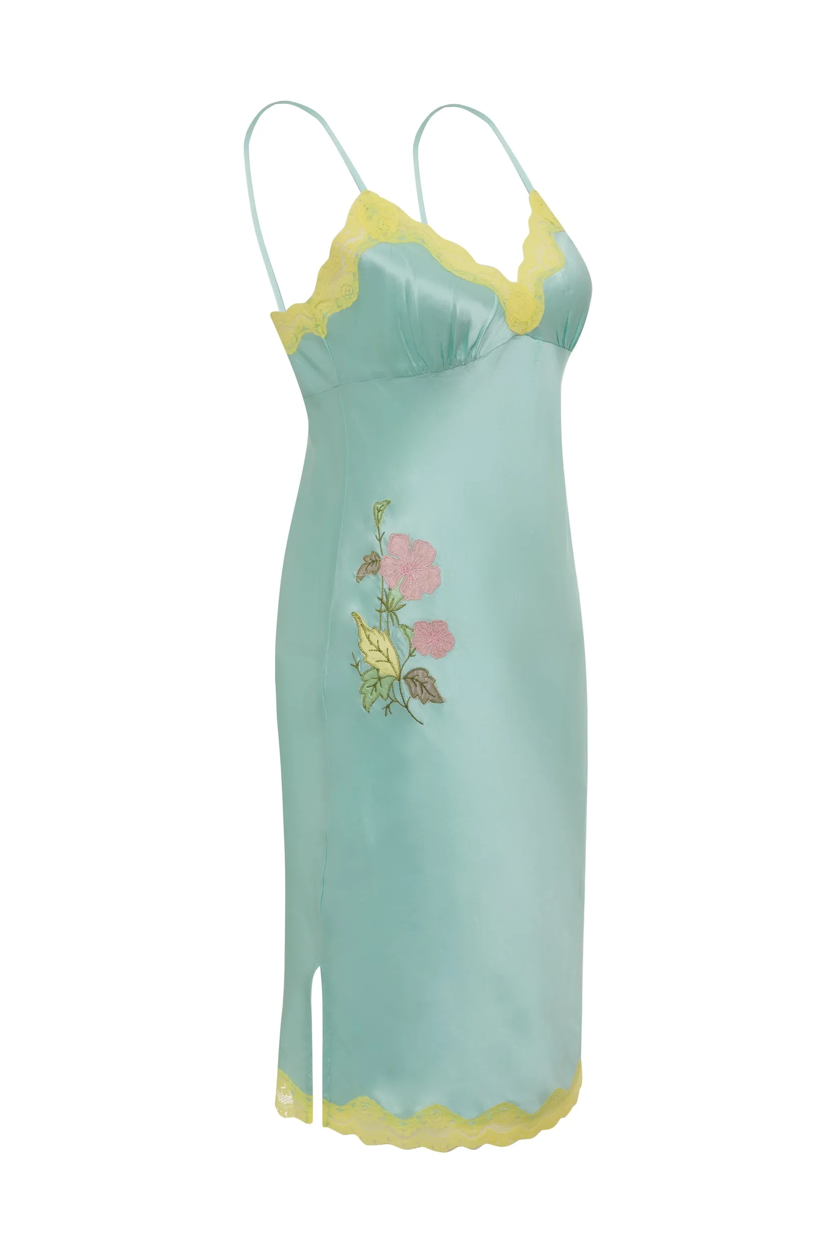 Applique Slip Dress