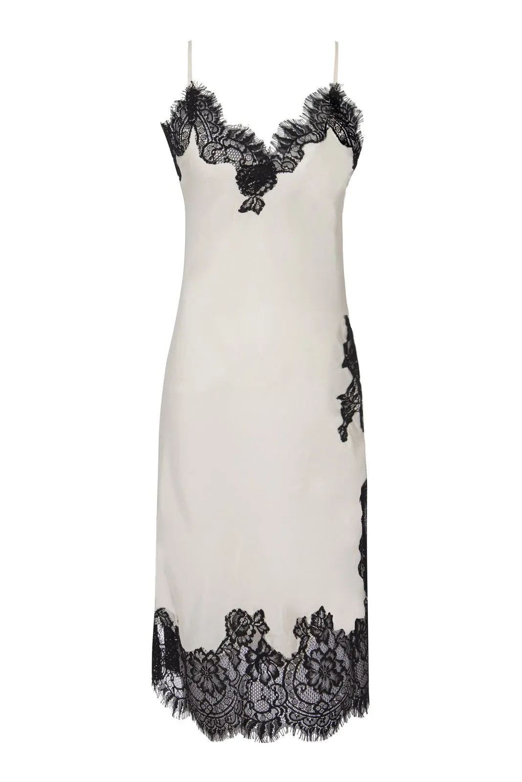 Ariana Slip Dress Dove Black