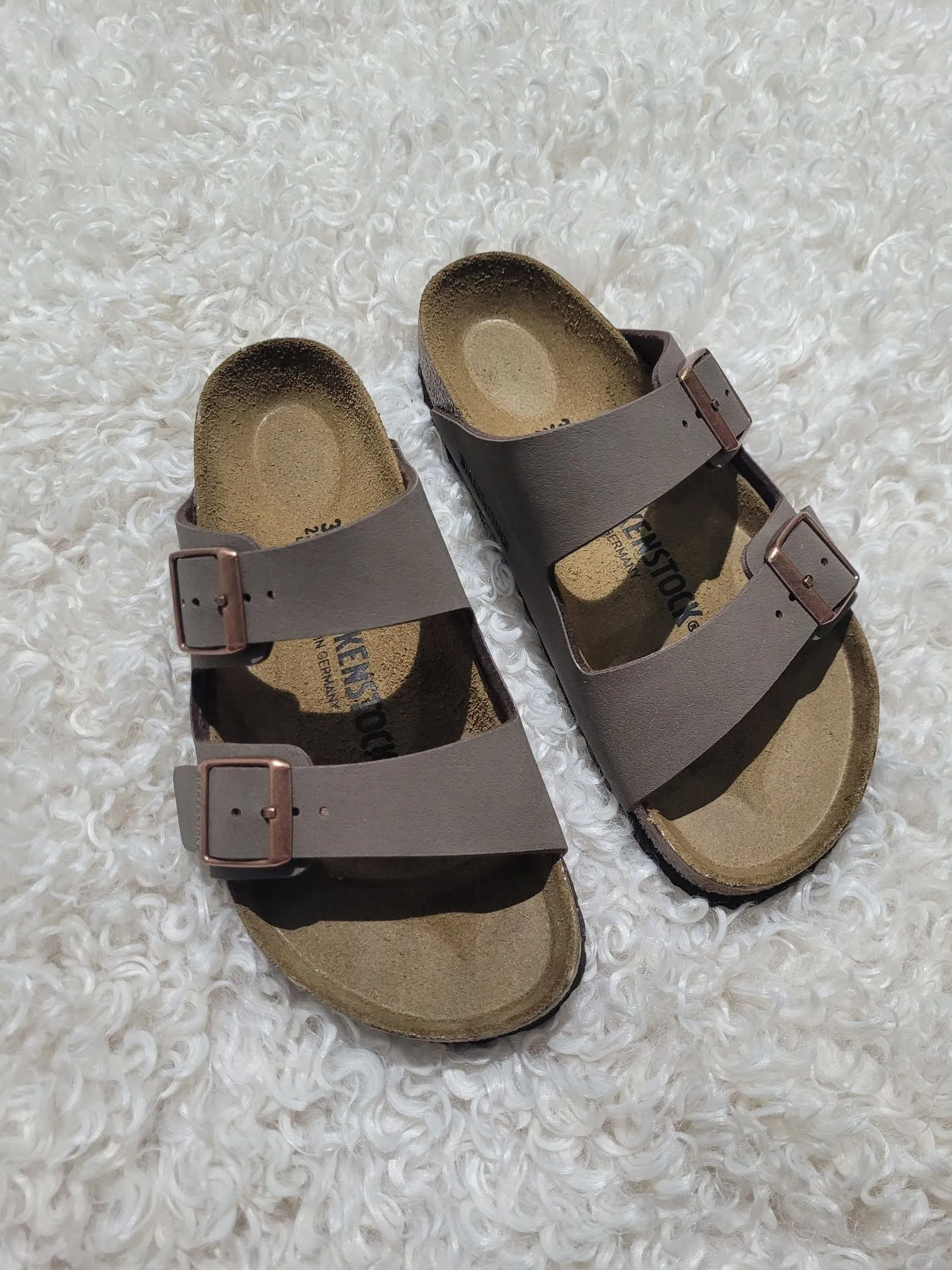 Arizona Mocca BirkiBuc by Birkenstock