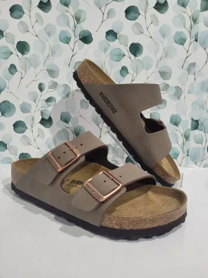 Arizona Mocca BirkiBuc by Birkenstock