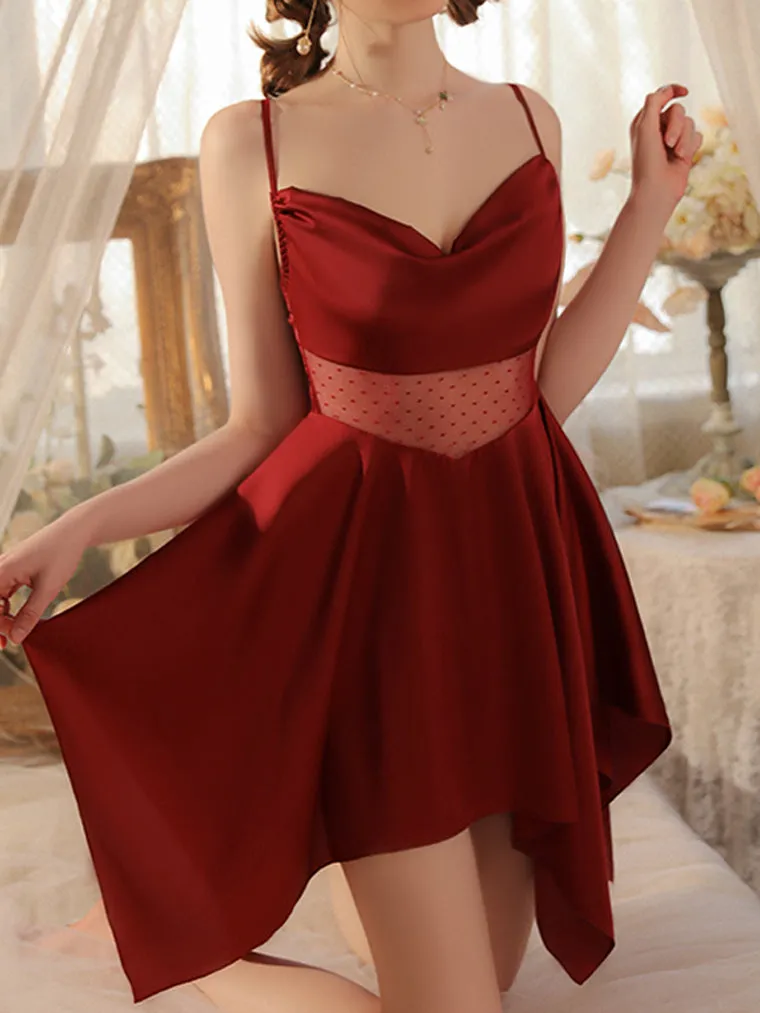 Asymmetrical Cowl Neck Slip