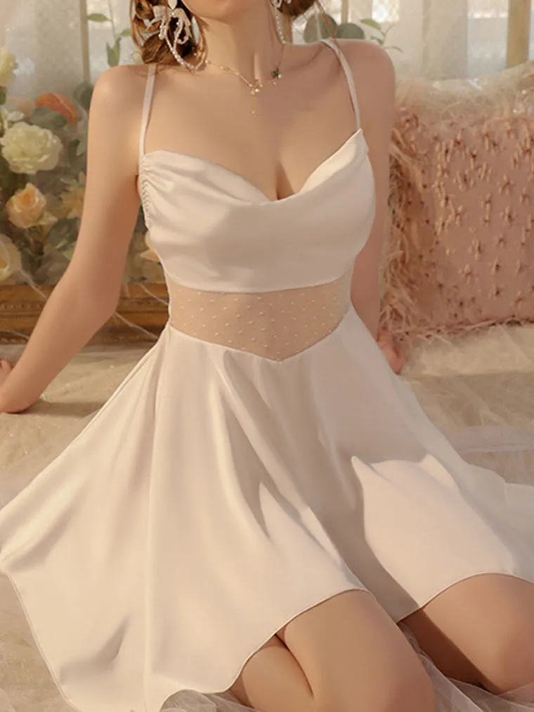 Asymmetrical Cowl Neck Slip