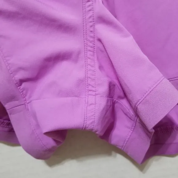 Athleta shorts XS Go The Distance Thistle Purple loose fit athletic gym workout