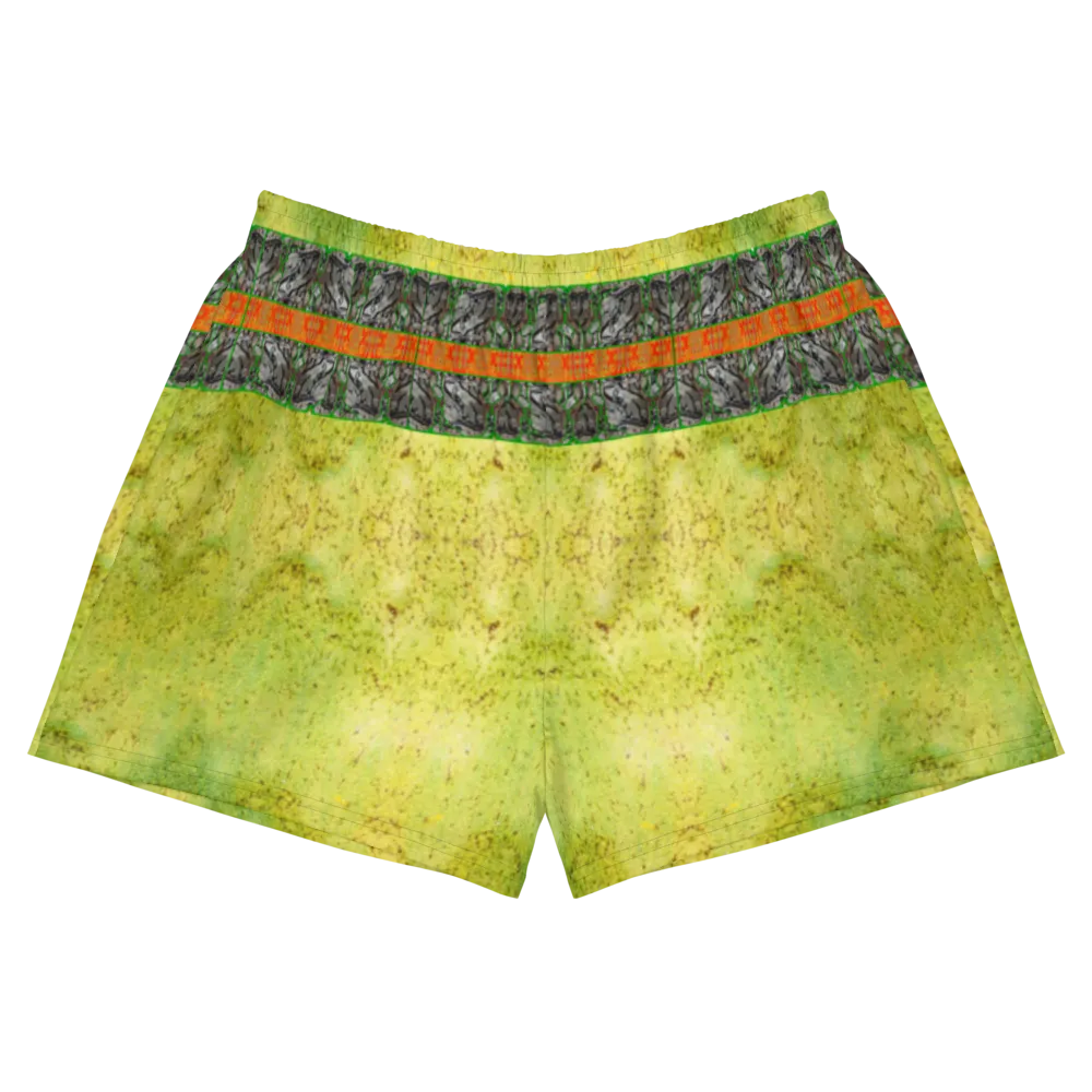 Athletic Shorts (Unisex)(Virilis/Muliebris))(Tree Link Stripe) RJSTH@Fabric#2 RJSTHS2021 RJS