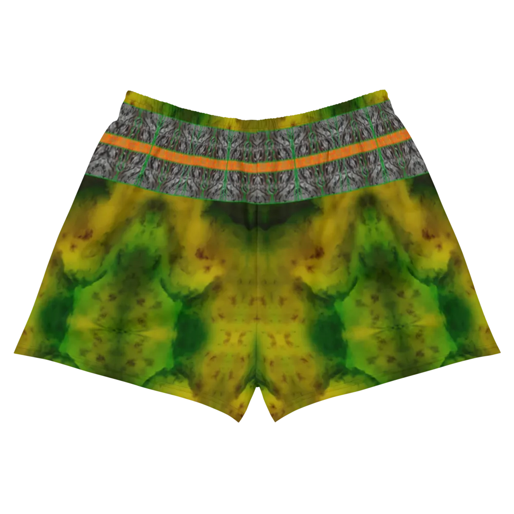 Athletic Shorts (Unisex)(Virilis/Muliebris)(Tree Link Stripe) RJSTH@Fabric#3 RJSTHS2021 RJS