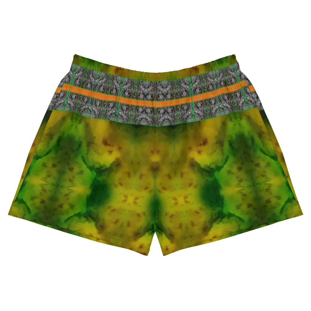 Athletic Shorts (Unisex)(Virilis/Muliebris)(Tree Link Stripe) RJSTH@Fabric#3 RJSTHS2021 RJS