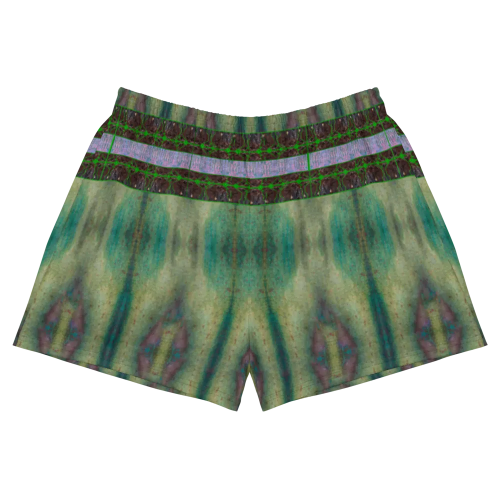 Athletic Shorts (Unisex)(Virilis/Muliebris)(Tree Link Stripe) RJSTH@Fabric#4 RJSTHS2021 RJS