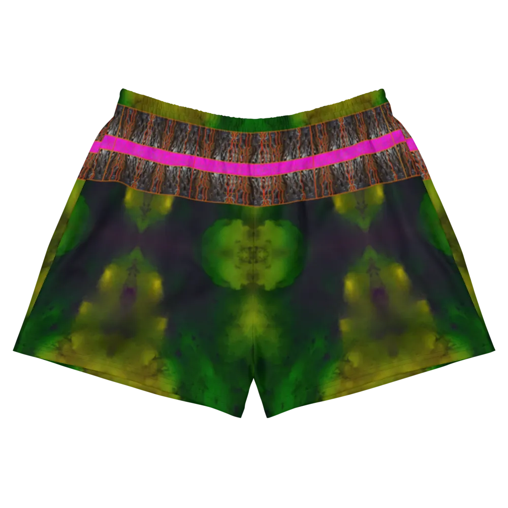 Athletic Shorts (Unisex)(Virilis/Muliebris)(Tree Link Stripe) RJSTH@Fabric#7 RJSTHS2021 RJS