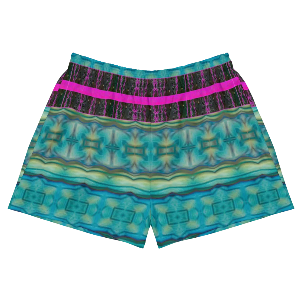 Athletic Shorts (Unisex)(Virilis/Muliebris)(Tree Link Stripe) RJSTH@Fabric#9 RJSTHS2021 RJS