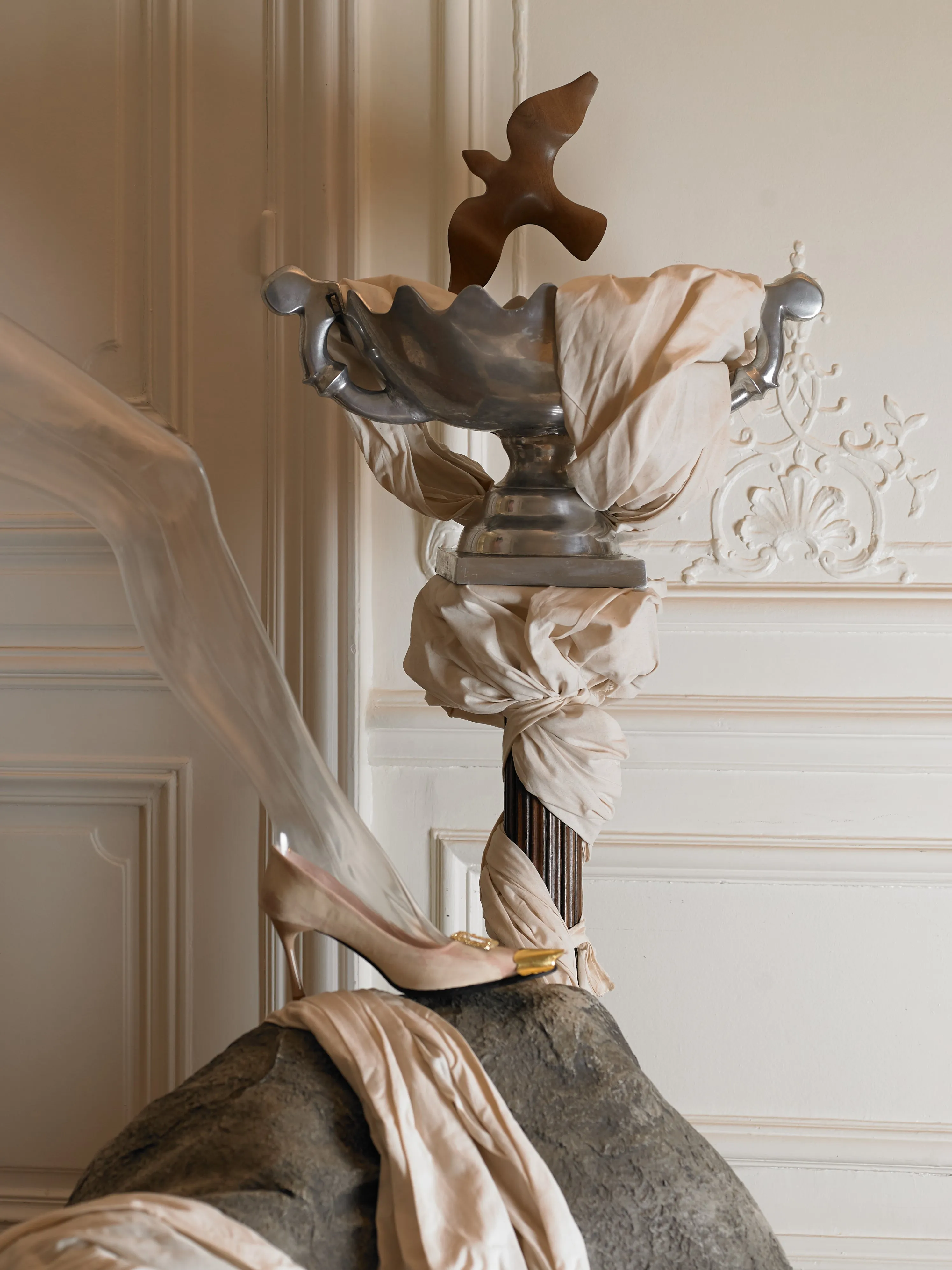 Attina Heeled Mules - Sand