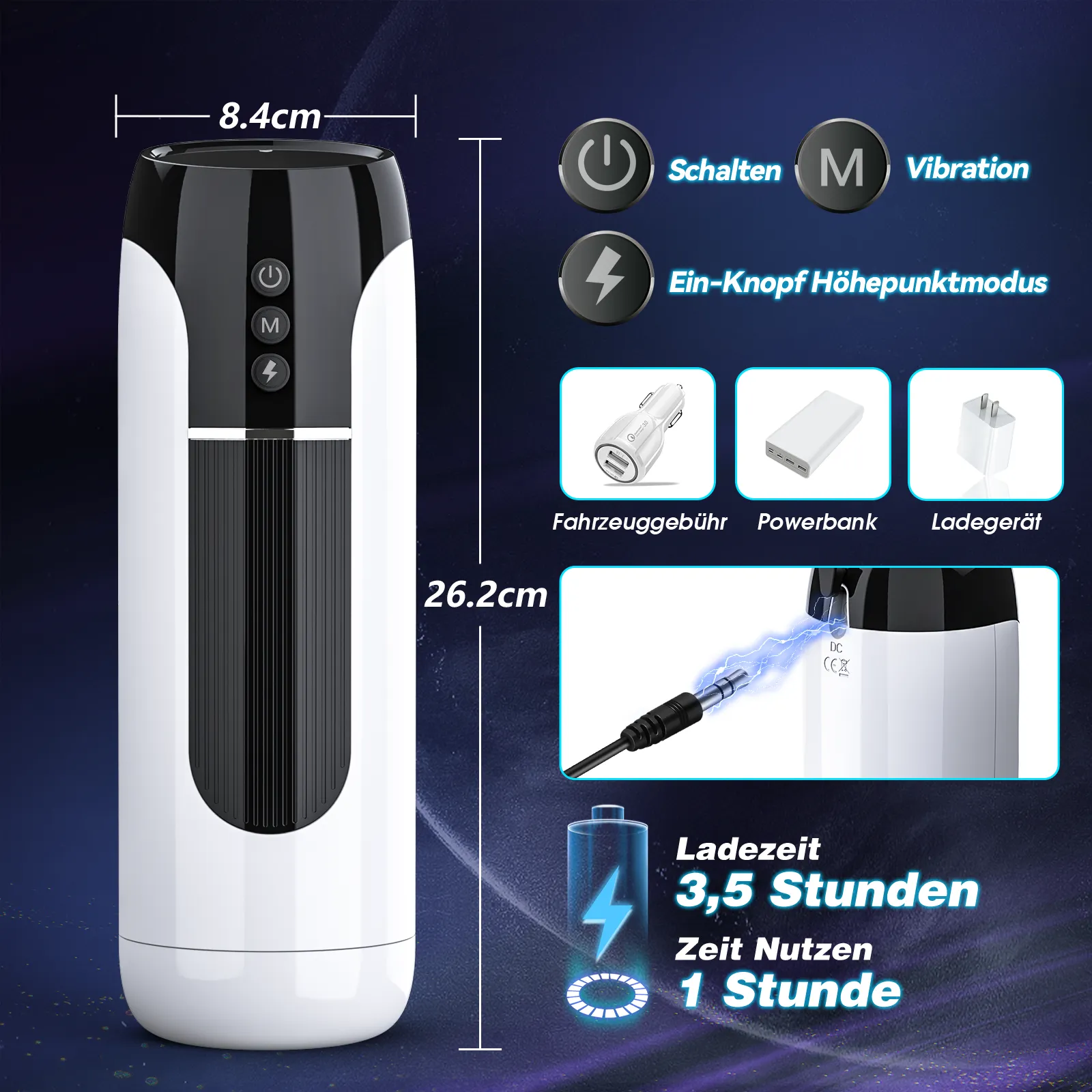 Automatic Male Masturbators Cup with 7 Thrusting & Vibration Modes