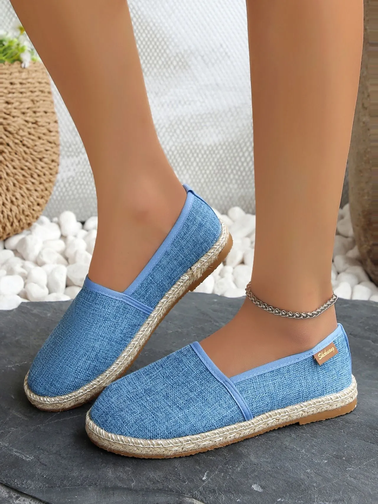 Autumn Summer Women's Simple Comfort And Casual Rope Bottom Fisherman Flat Shoes