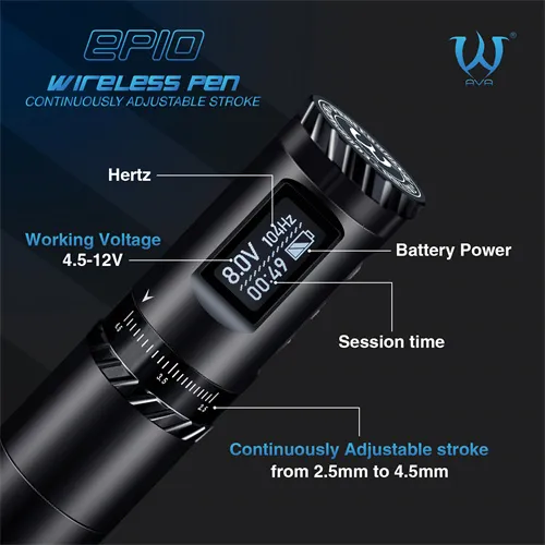 AVA EP10 WIRELESS TATTOO PEN