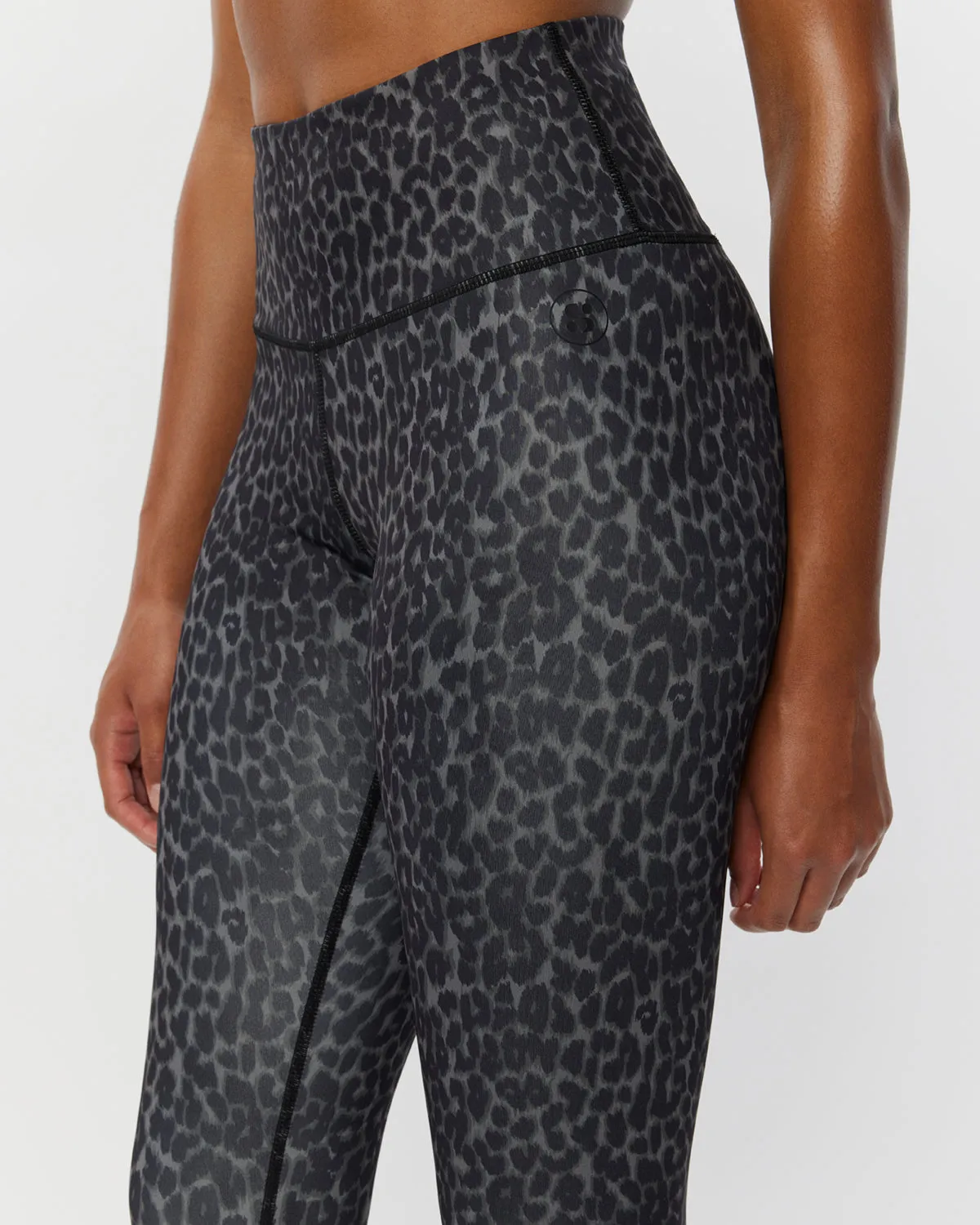 AVALINASPO LEGGINGS - Grey leopard